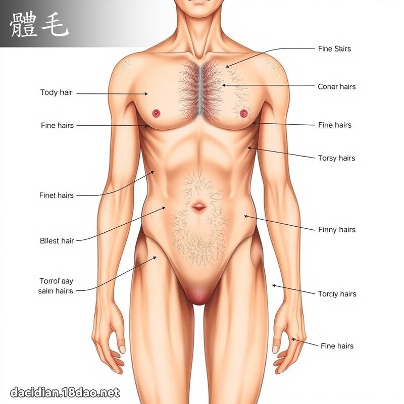 体毛 - 国语大辞典配图