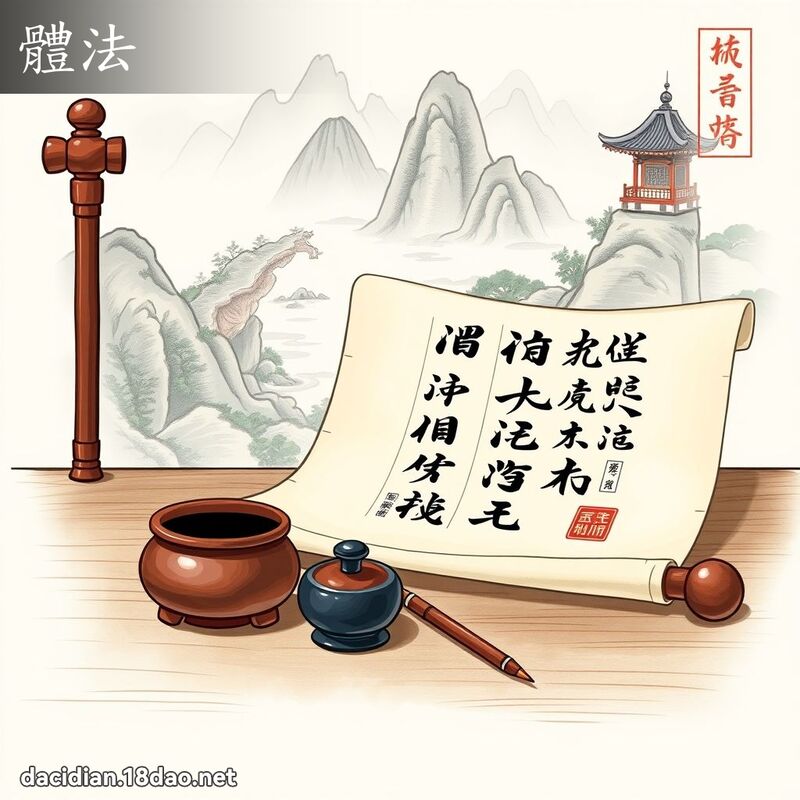 体法 - 国语大辞典配图
