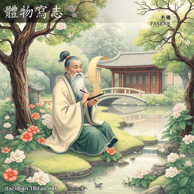 體物寫志 - 國語大辭典配圖