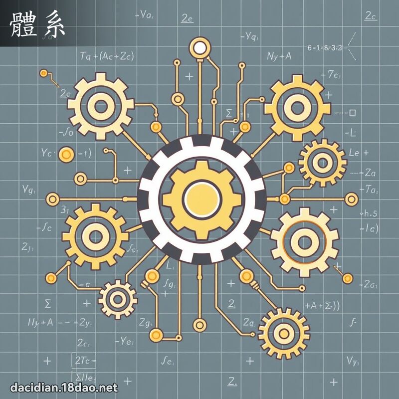 體系 - 國語大辭典配圖