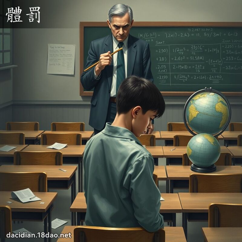体罚 - 国语大辞典配图