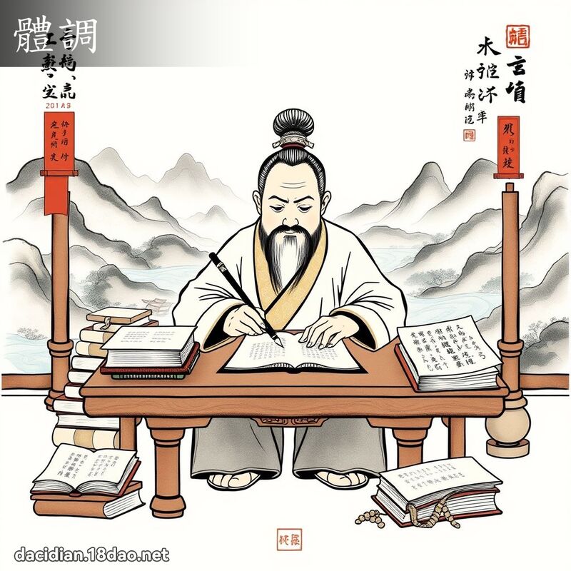 體調 - 國語大辭典配圖