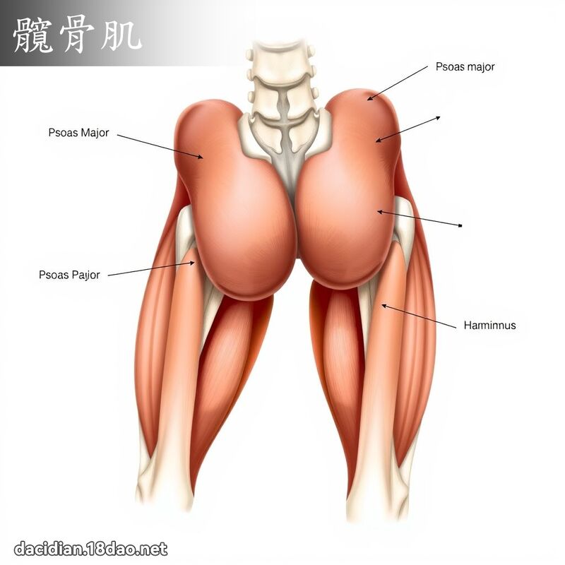 髖骨肌 - 國語大辭典配圖