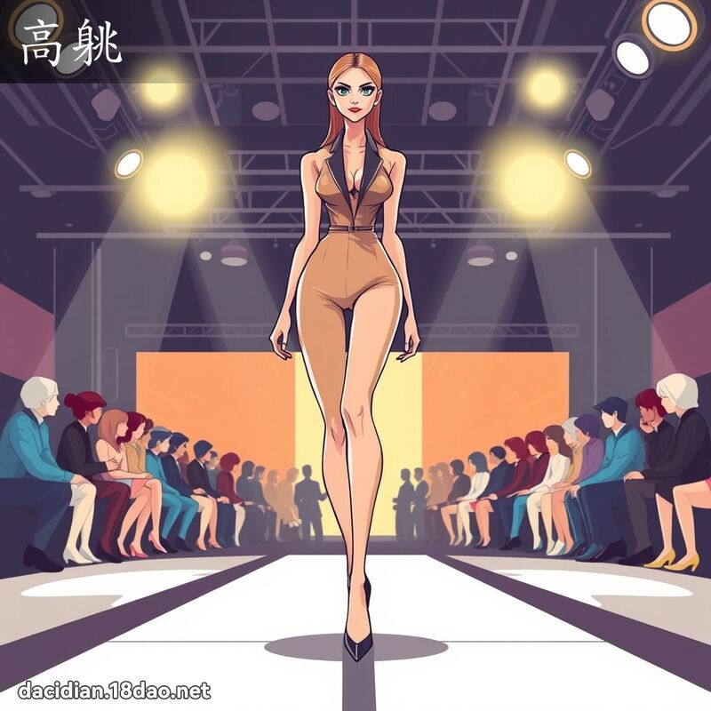 高䠷 - 國語大辭典配圖