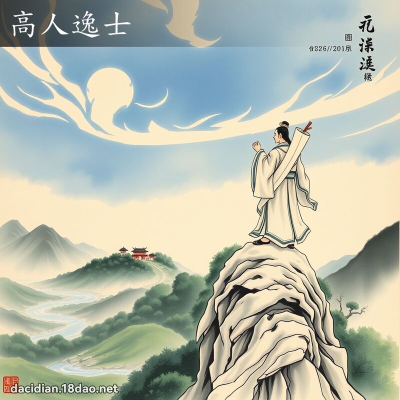 高人逸士 - 國語大辭典配圖