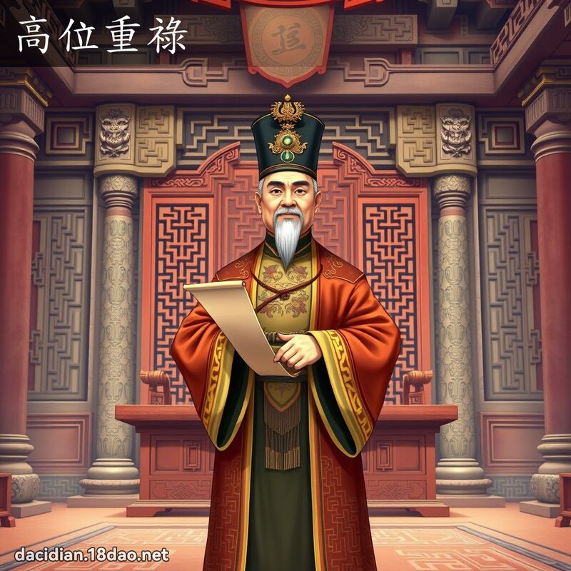 高位重禄 - 国语大辞典配图