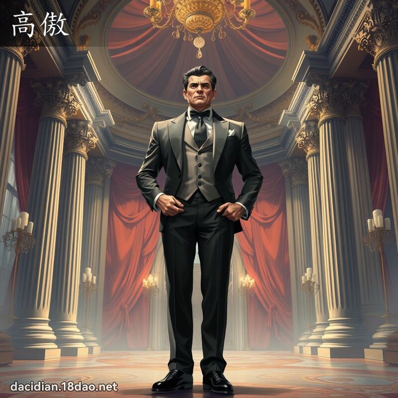 高傲 - 國語大辭典配圖