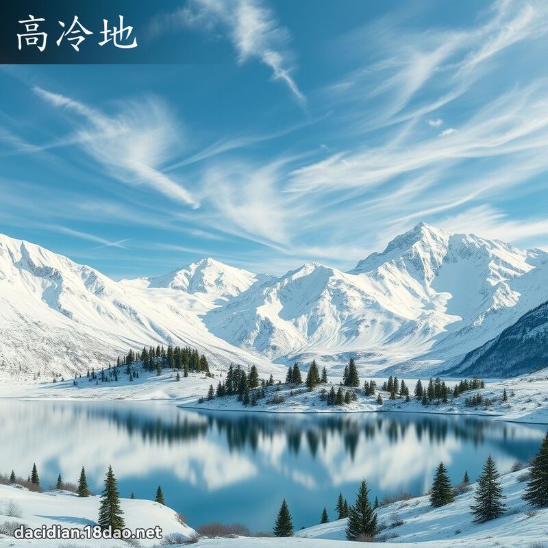 高冷地 - 国语大辞典配图