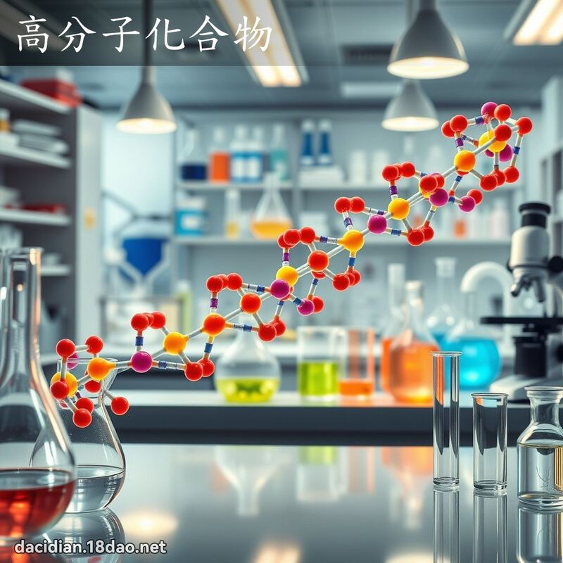 高分子化合物 - 国语大辞典配图