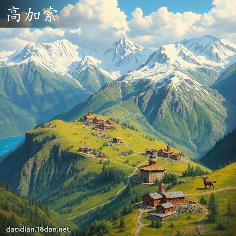 高加索 - 国语大辞典配图
