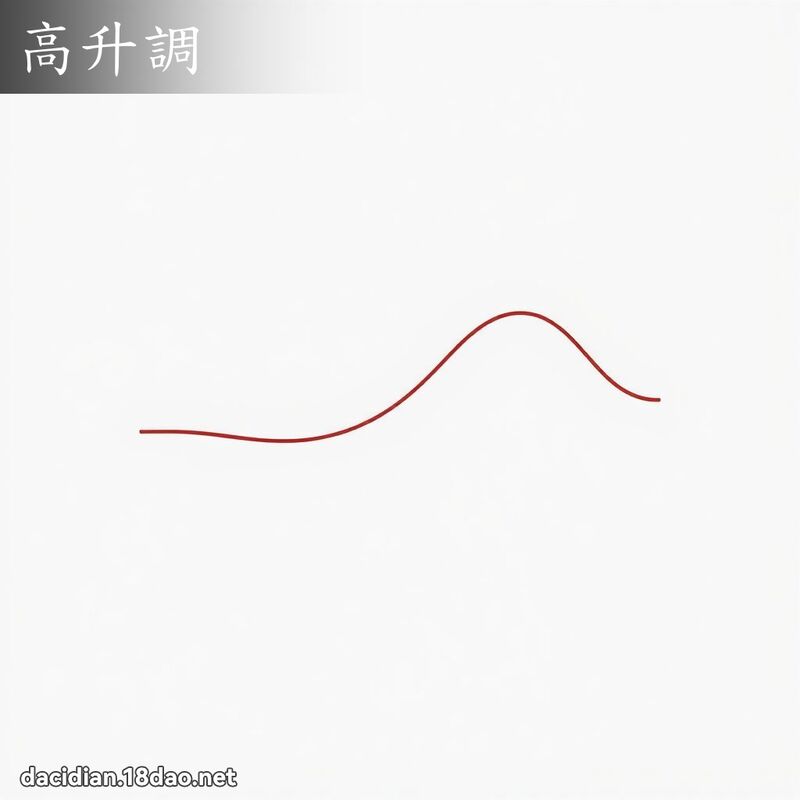 高升調 - 國語大辭典配圖