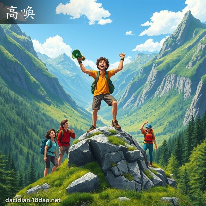 高唤 - 国语大辞典配图