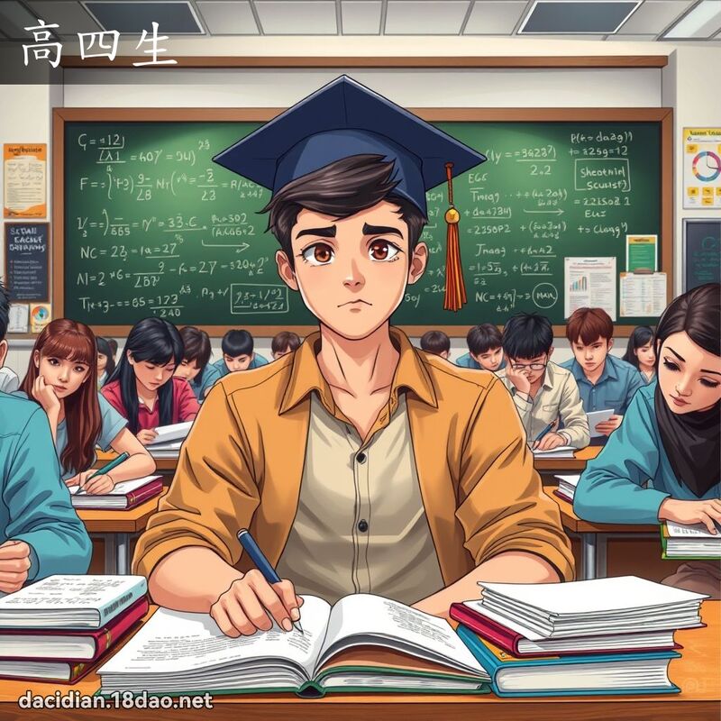 高四生 - 國語大辭典配圖