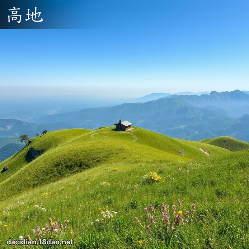 高地 - 国语大辞典配图