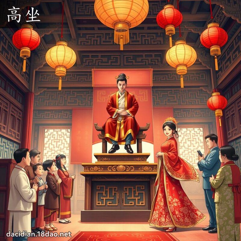 高坐 - 国语大辞典配图