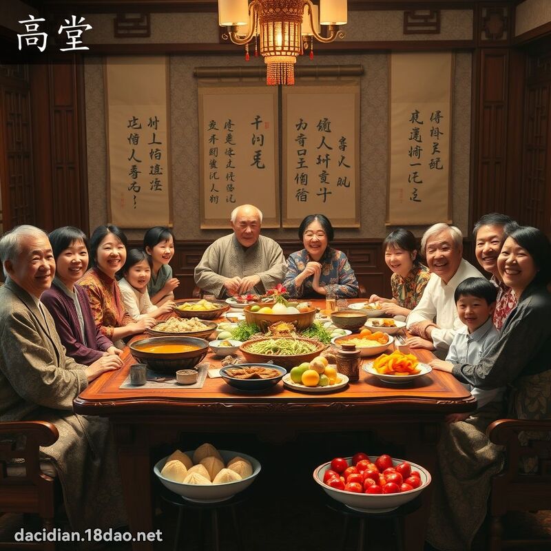 高堂 - 国语大辞典配图