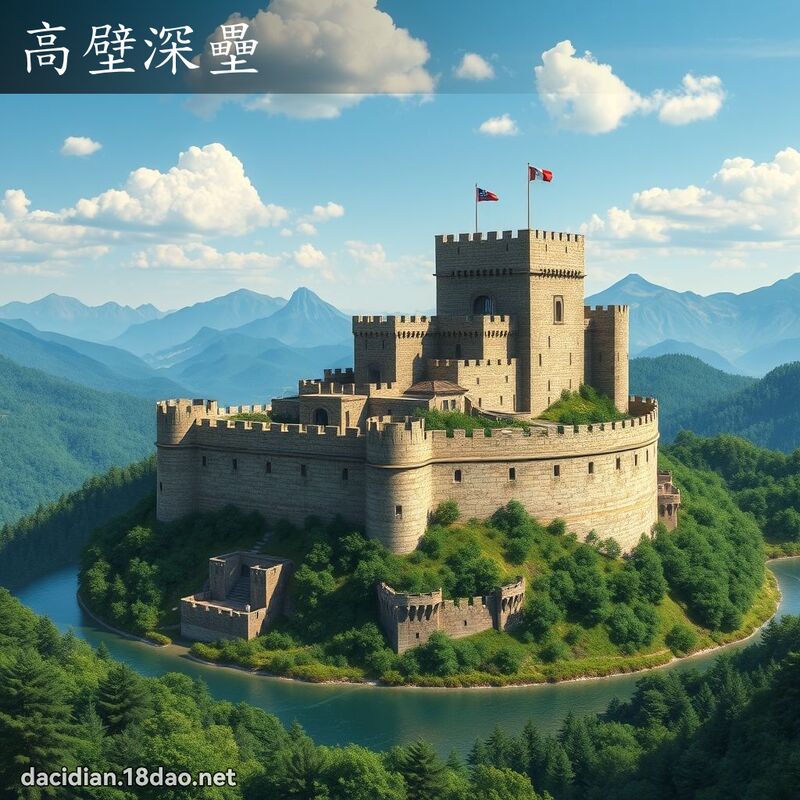 高壁深垒 - 国语大辞典配图