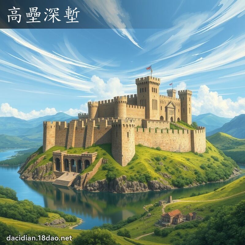 高壘深塹 - 國語大辭典配圖