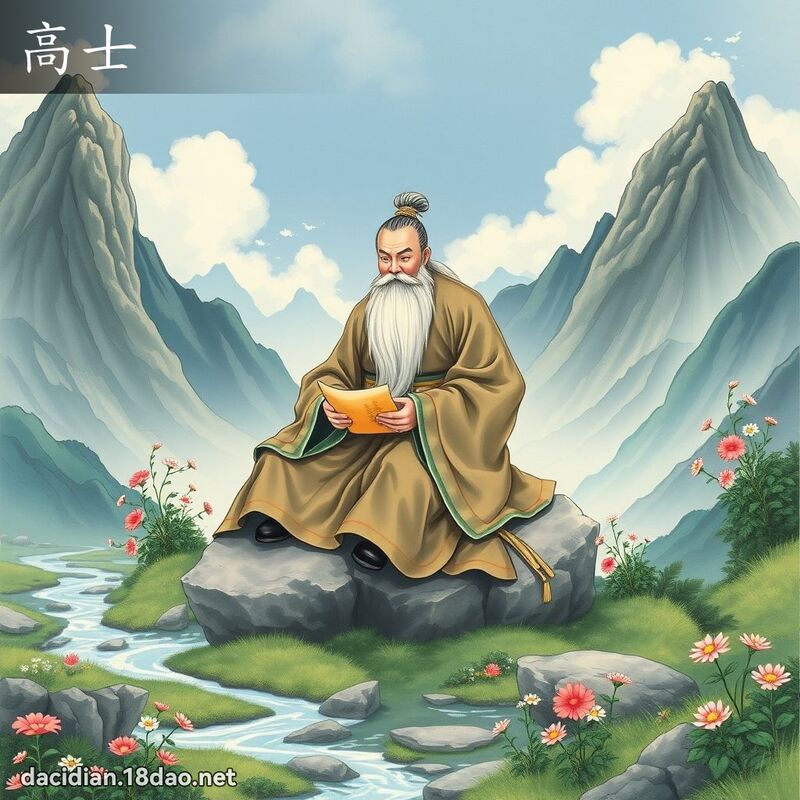 高士 - 國語大辭典配圖