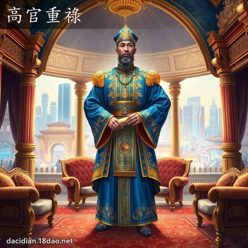 高官重祿 - 國語大辭典配圖