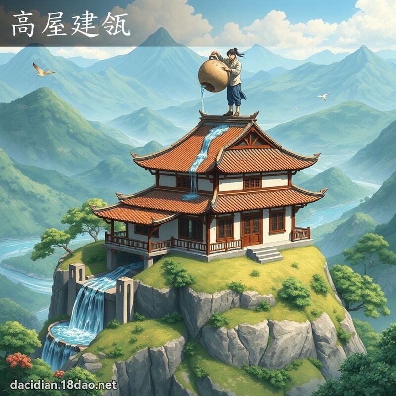 高屋建瓴 - 国语大辞典配图