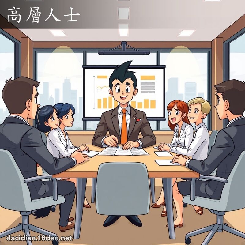 高層人士 - 國語大辭典配圖