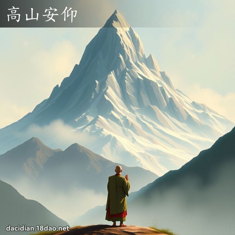 高山安仰 - 國語大辭典配圖