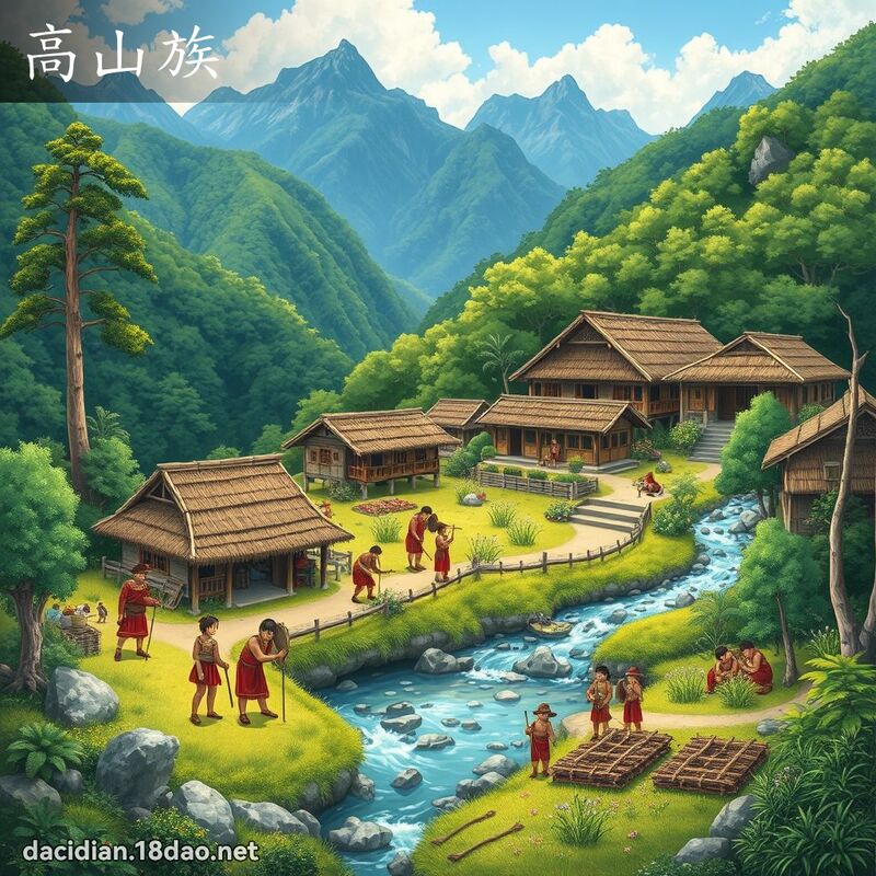 高山族 - 国语大辞典配图