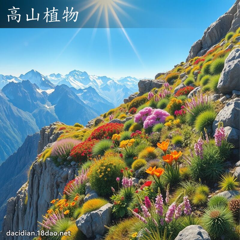 高山植物 - 國語大辭典配圖