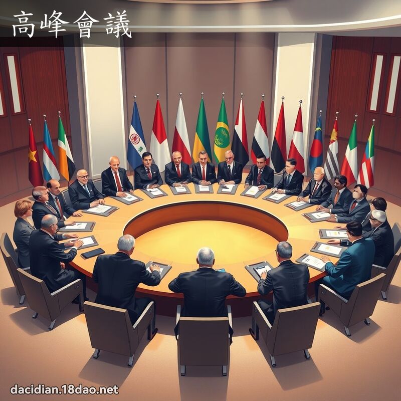 高峰会议 - 国语大辞典配图
