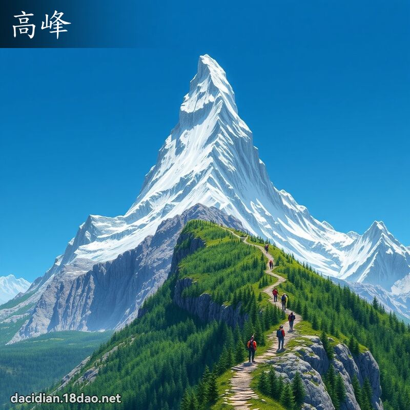 高峰 - 国语大辞典配图