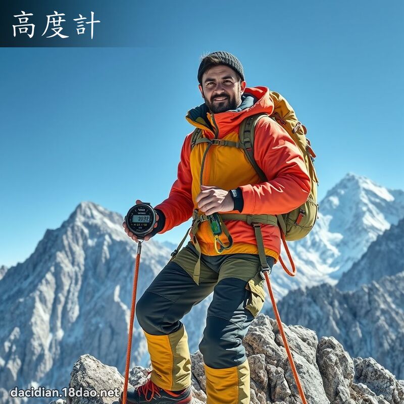 高度计 - 国语大辞典配图
