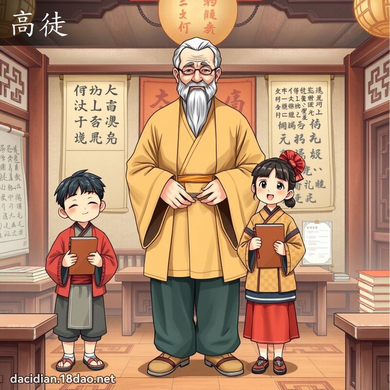 高徒 - 國語大辭典配圖