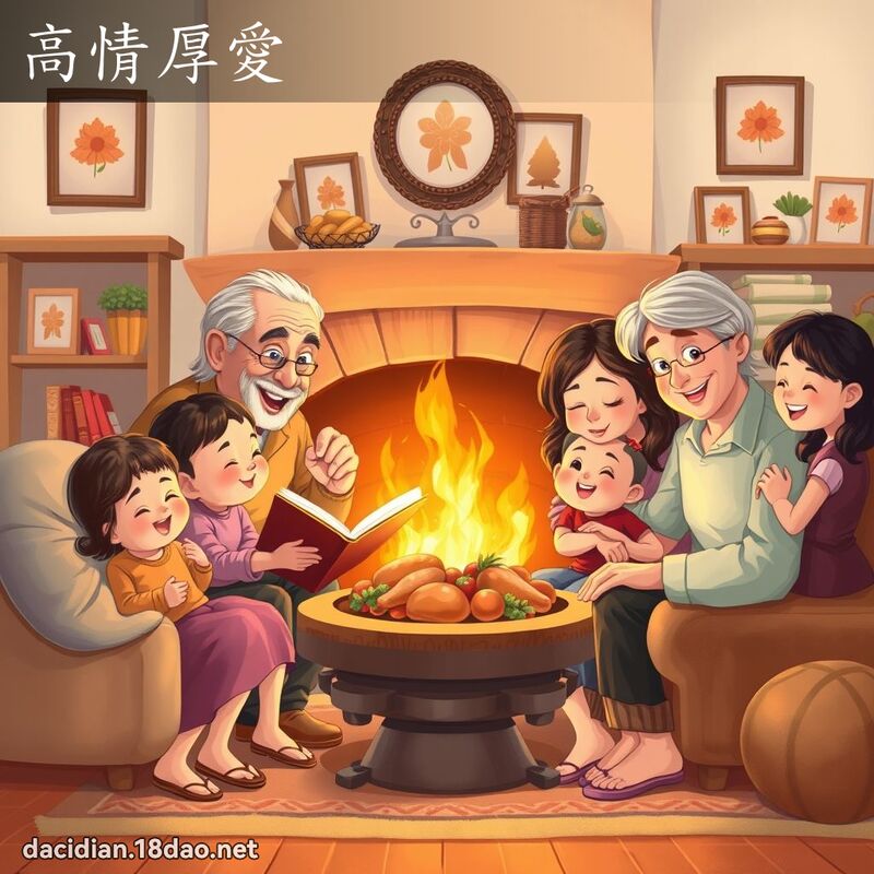 高情厚爱 - 国语大辞典配图