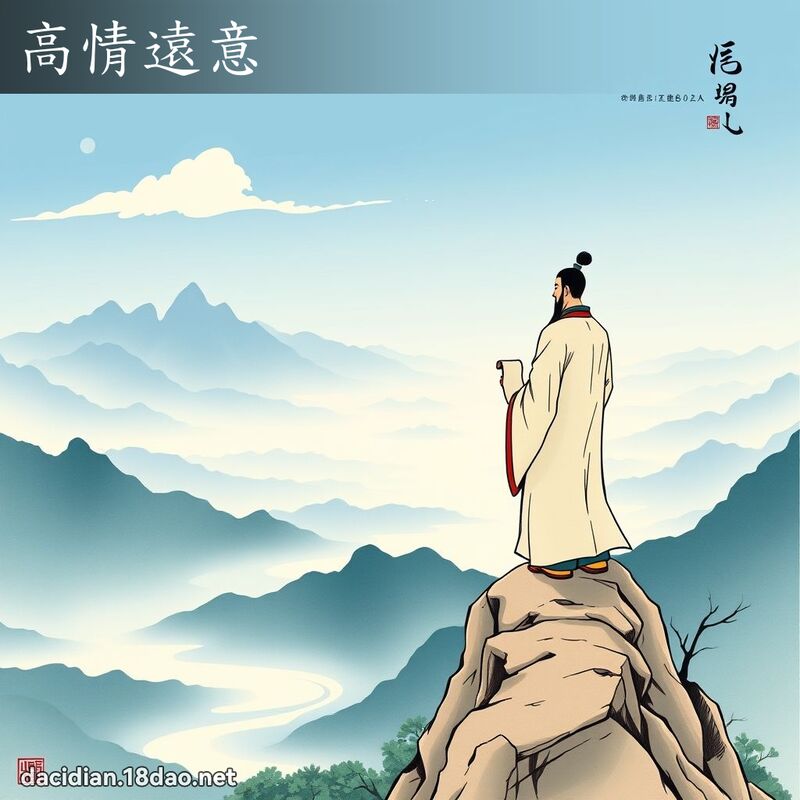 高情远意 - 国语大辞典配图