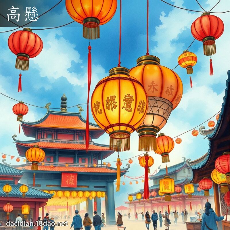 高懸 - 國語大辭典配圖