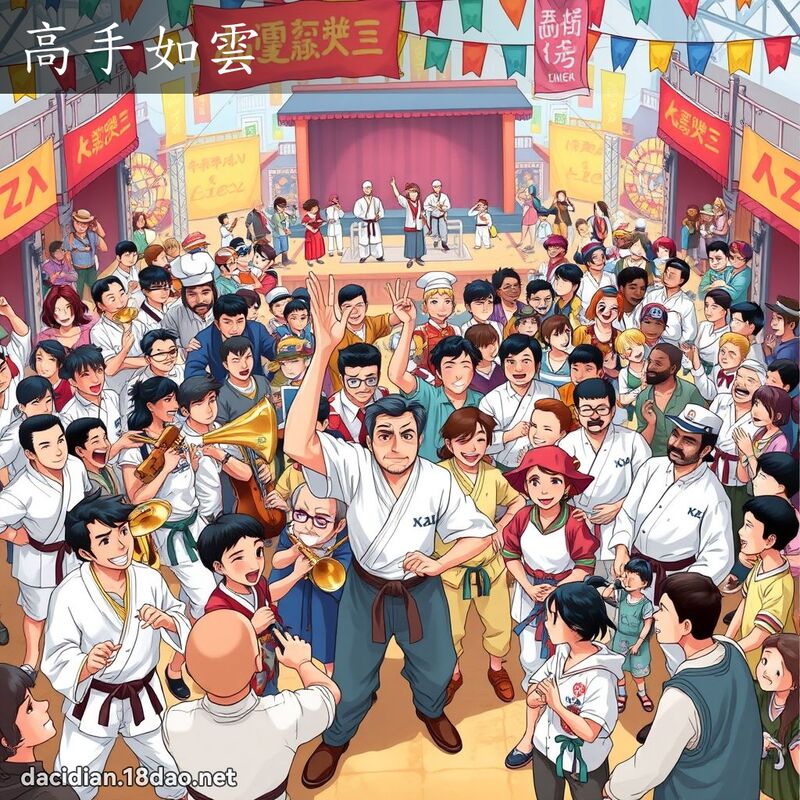 高手如云 - 国语大辞典配图