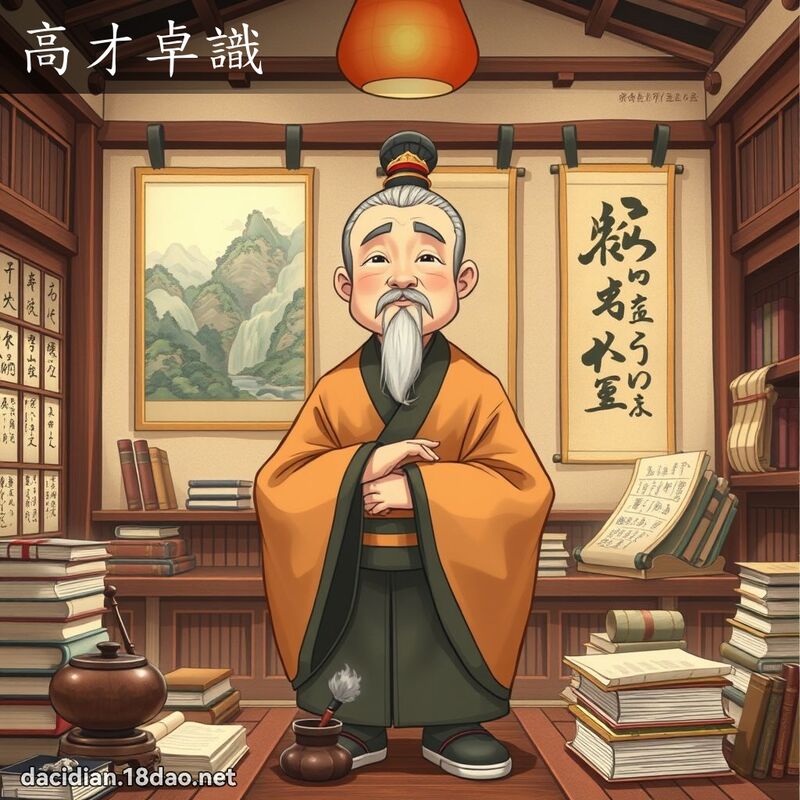 高才卓识 - 国语大辞典配图