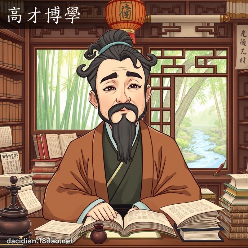 高才博学 - 国语大辞典配图
