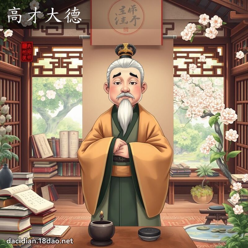 高才大德 - 国语大辞典配图