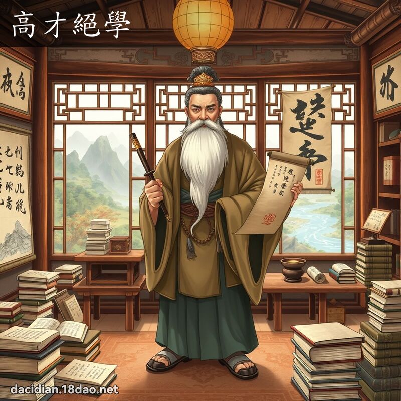 高才绝学 - 国语大辞典配图