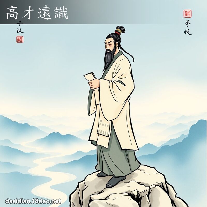 高才远识 - 国语大辞典配图