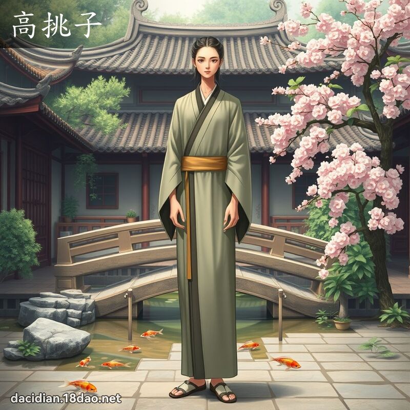 高挑子 - 國語大辭典配圖