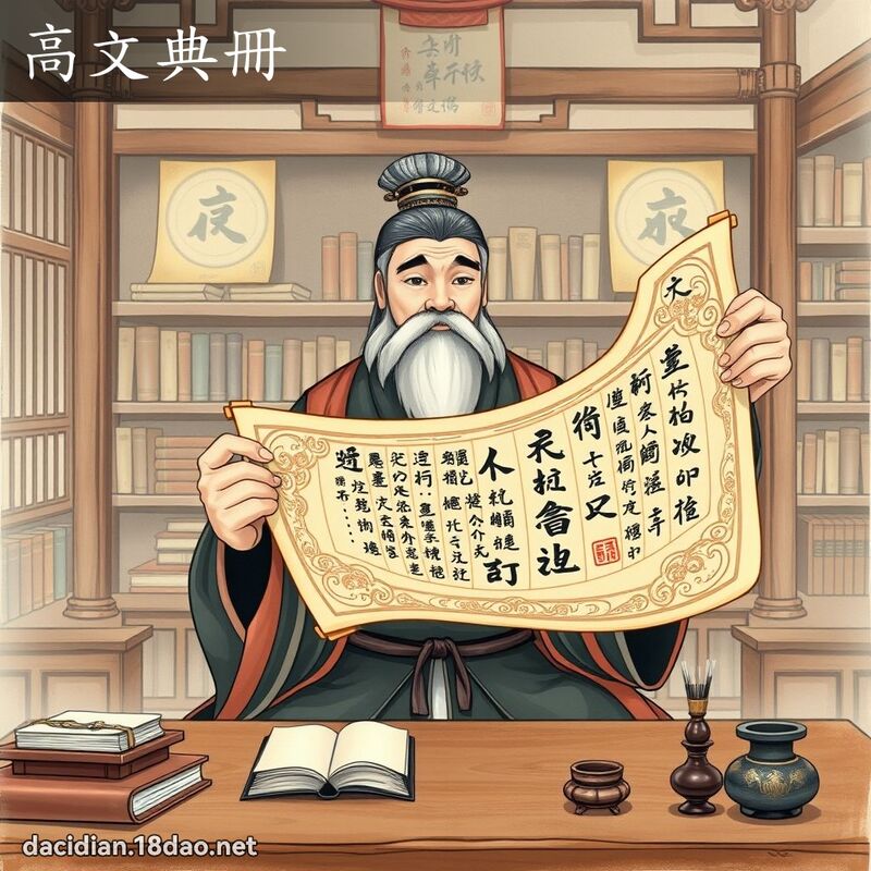 高文典冊 - 國語大辭典配圖