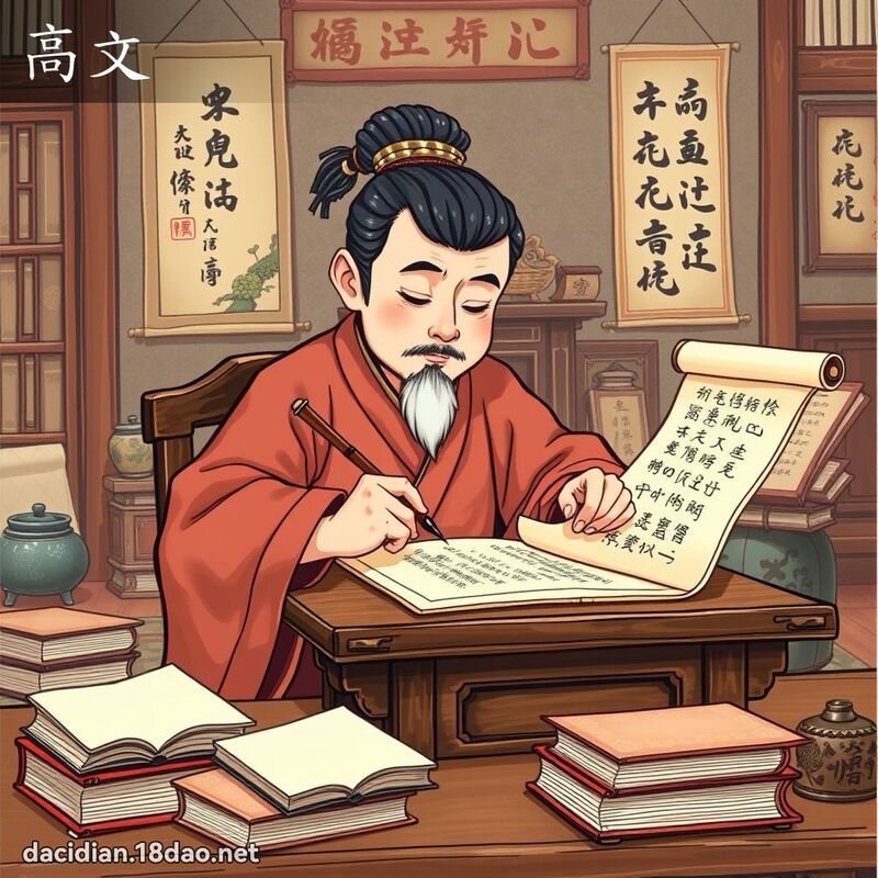 高文 - 國語大辭典配圖