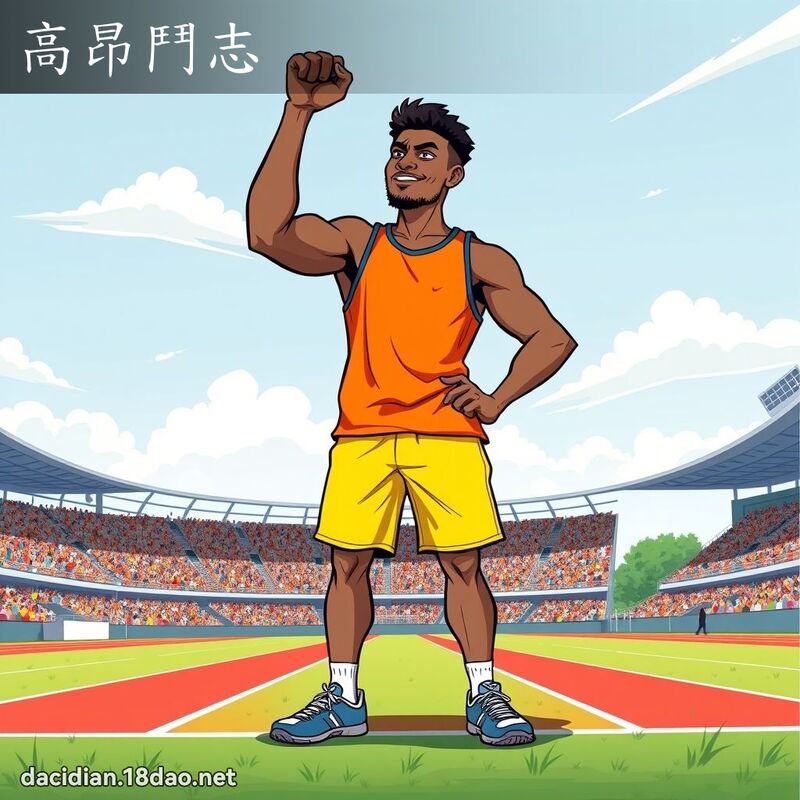 高昂斗志 - 国语大辞典配图