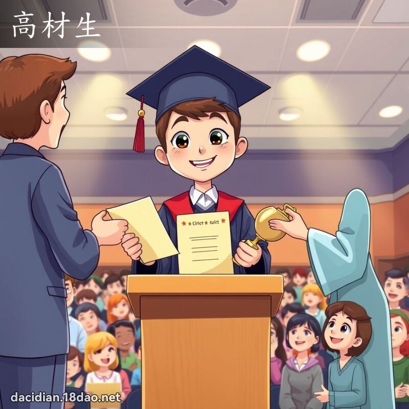 高材生 - 國語大辭典配圖