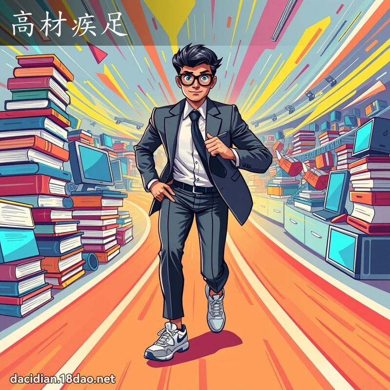 高材疾足 - 國語大辭典配圖