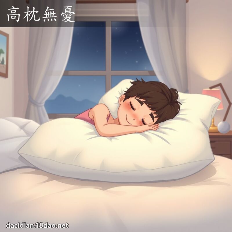 高枕無憂 - 國語大辭典配圖