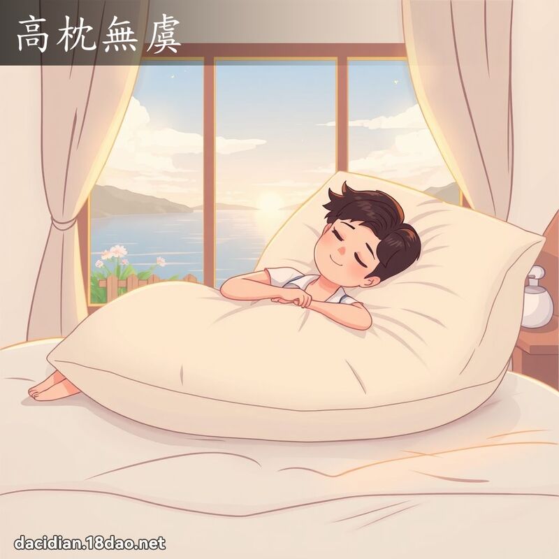 高枕無虞 - 國語大辭典配圖